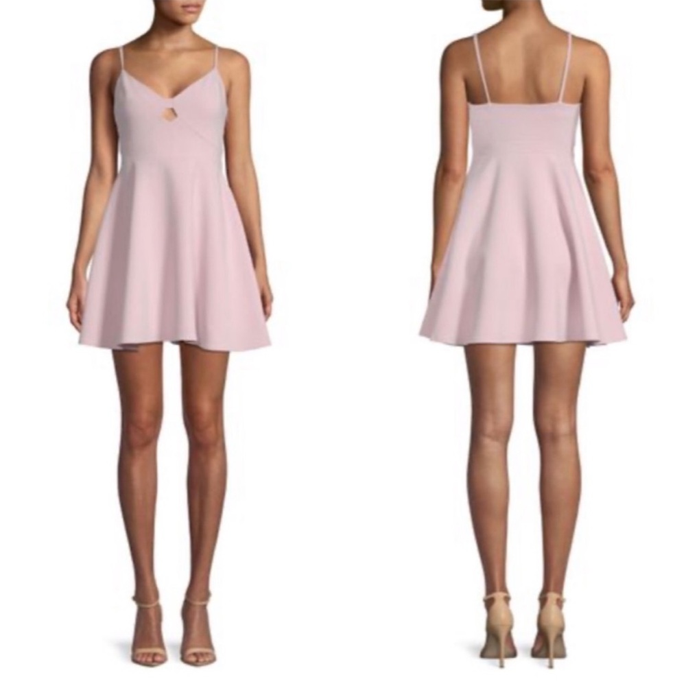 Likely Key Hole Bow Auburn Mini Dress